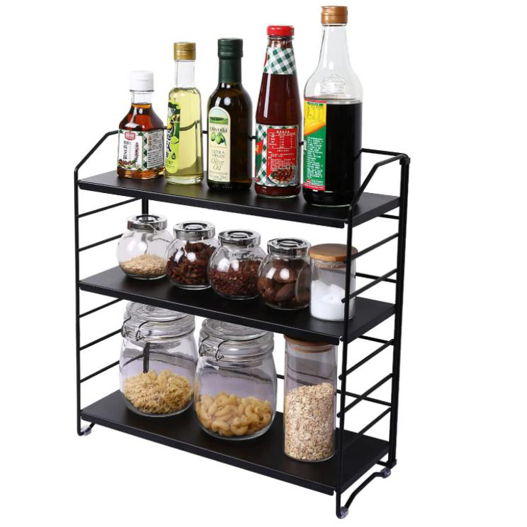 KitchenThree Layers Folding Shelf