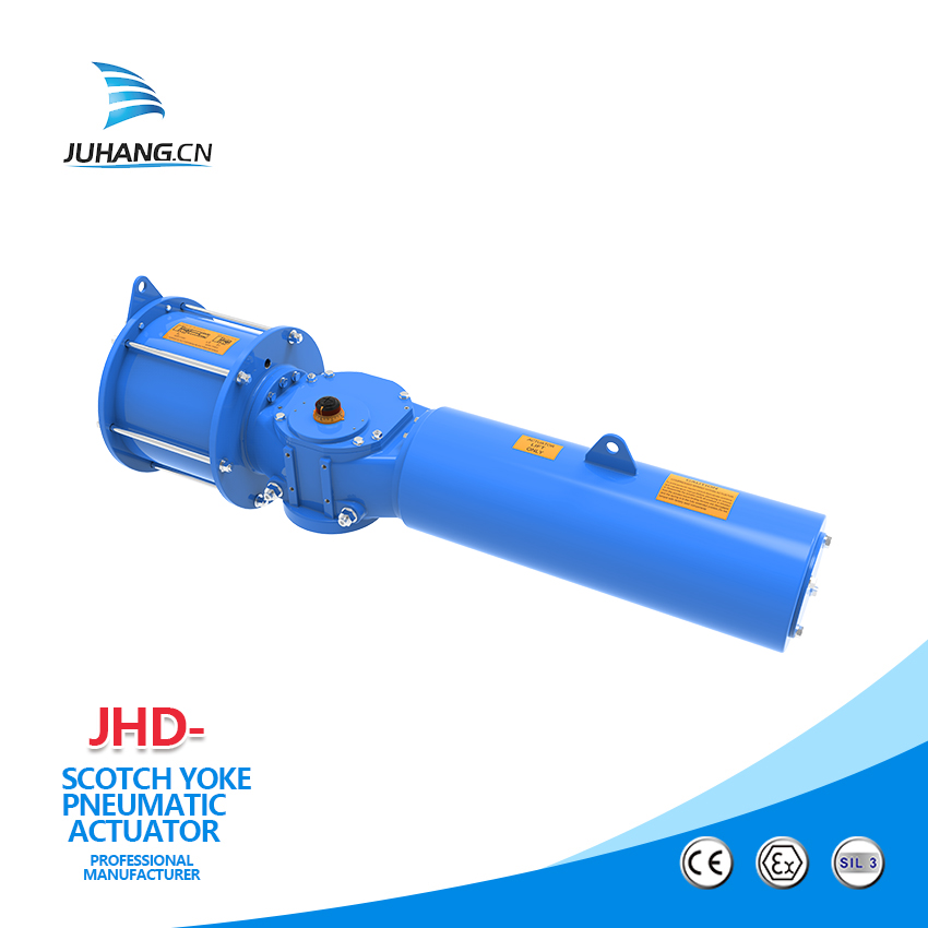 The advantages of using a Scotch Yoke design over other types of pneumatic actuators