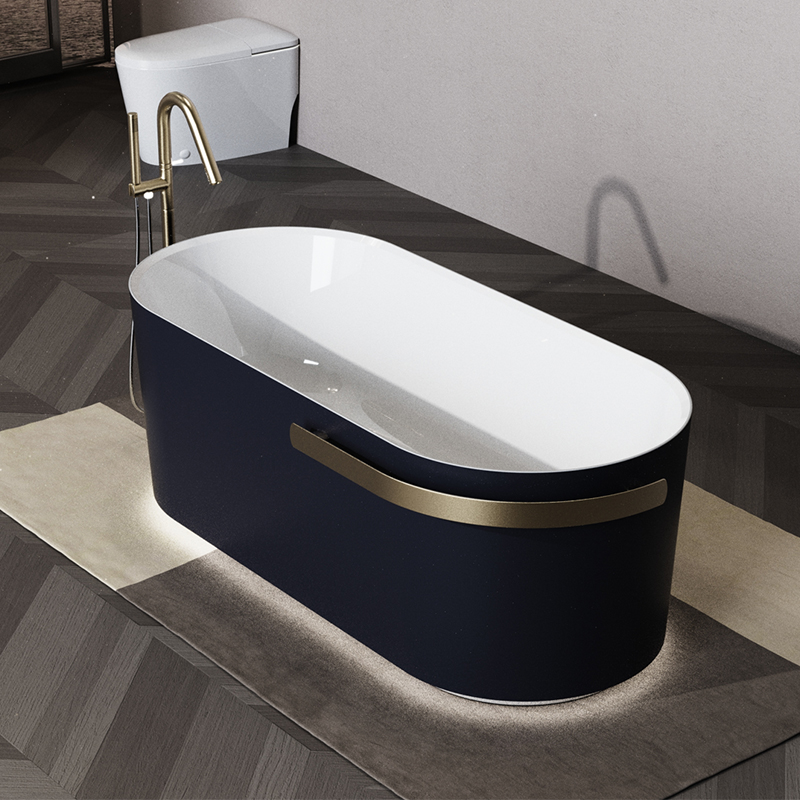 The Golden Touch: How a Stainless Steel Towel Rack Elevates the Acrylic Bathtub Experience